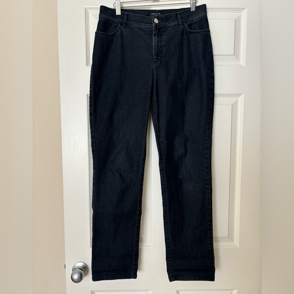 LAFAYETTE 148 Black Classic Jeans - Size 10 - Picture 1 of 13